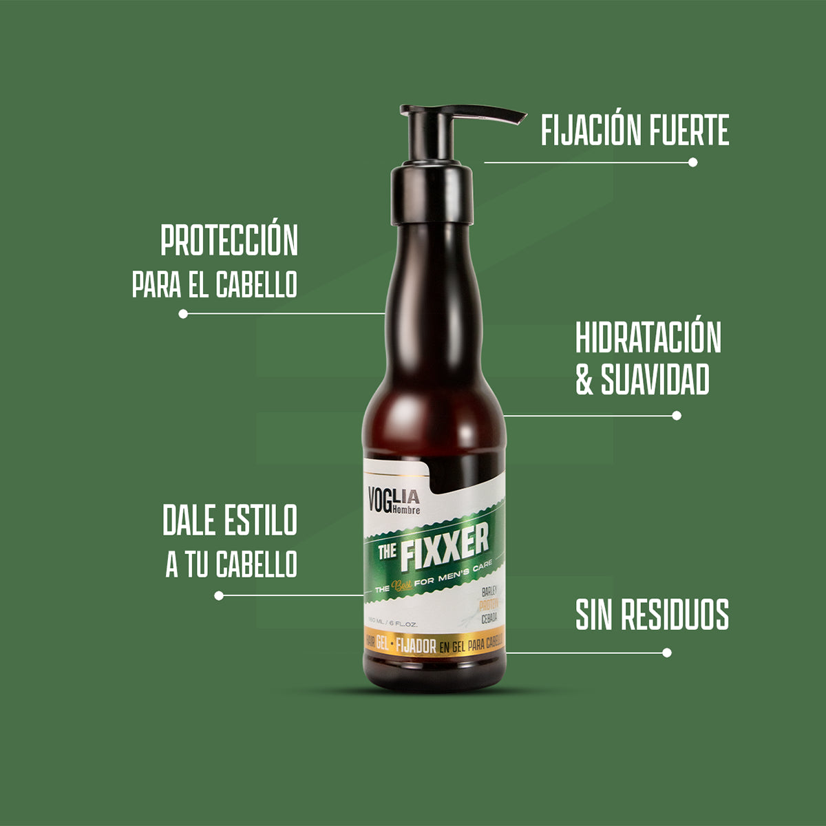 The Fixxer 500ml | Fijador en Gel Para Cabello