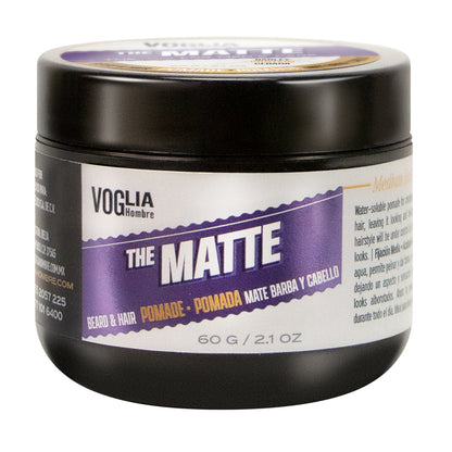The Matte 60g | Pomada Mate Barba Y Cabello